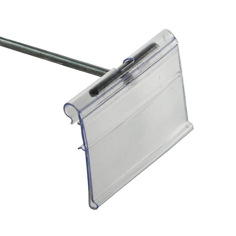 Azar Displays 2"W x 1.5"H Flip Scan Label Holder, 50-Pack (700842)