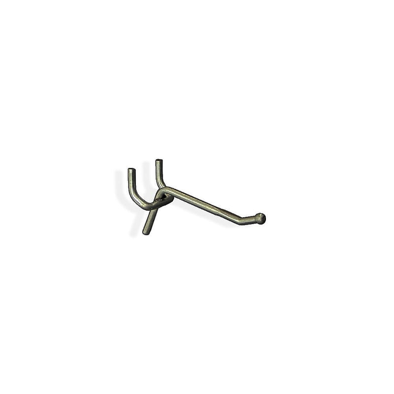 Azar Displays 2" Metal Wire Hook: 0.148" Diameter, 50-Pack (700882)