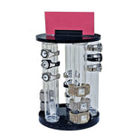 Azar® 12"(H) x 2"(Dia) 5 Pole Revolving Vertical Counter Display, 1 per Pack