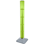 Azar 48" x 4" Standard 4-Sided Interlocking Pegboard Display Tower, Green (700225-GRE)
