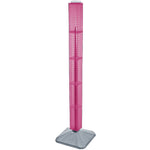 Azar 48" x 4" Standard 4-Sided Interlocking Pegboard Display Tower, Pink (700225-PNK)