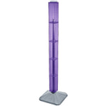 Azar® 48"(H) x 4"(W) x 4"(D) Standard 4-Sided Interlocking Pegboard Display Tower, Purple