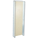 Azar 44"(H) x 14"(W) Pegboard Powerwing Display, Almond