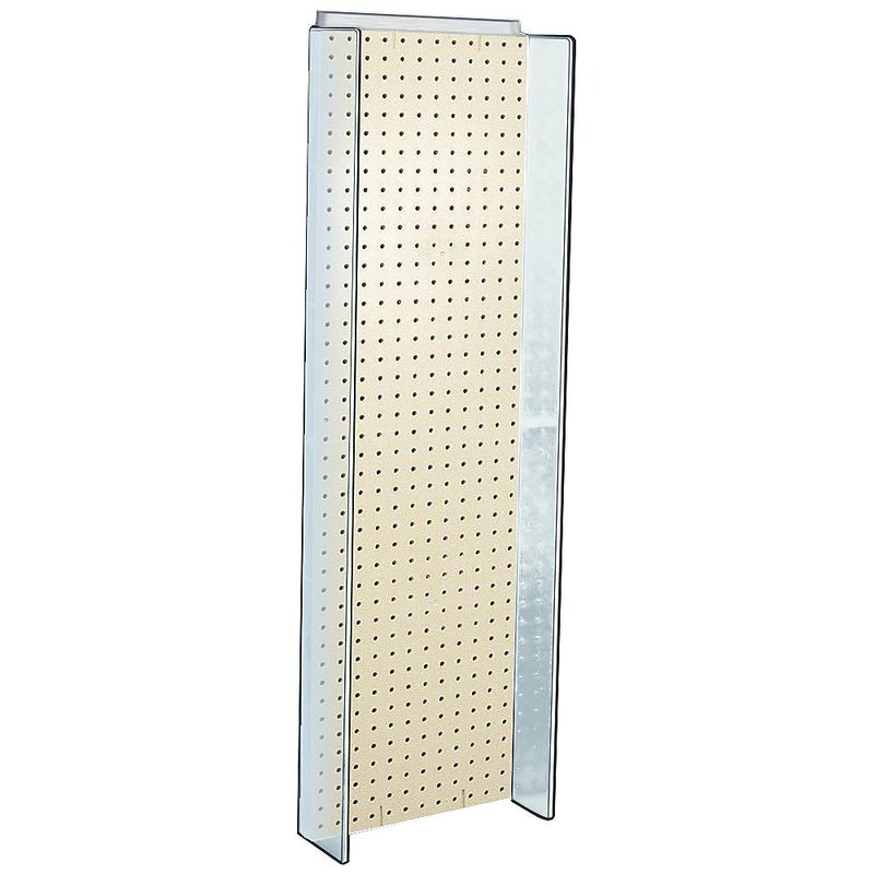 Azar 44"(H) x 14"(W) Pegboard Powerwing Display, Almond