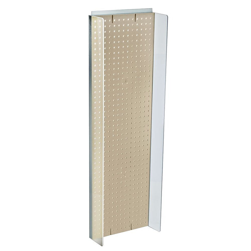 Azar 44"(H) x 14"(W) Pegboard Powerwing Display, Almond