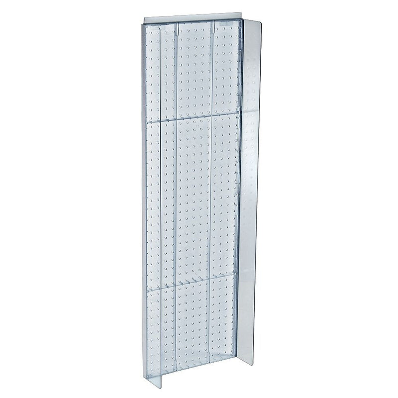 Azar® 44"(H) x 14"(W) Pegboard Powerwing Display, Clear