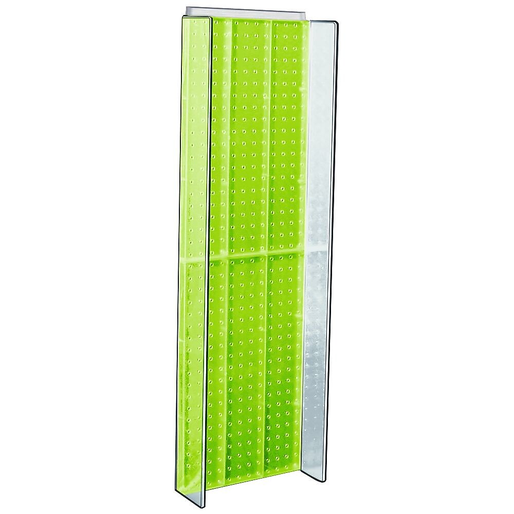 Azar® 44"(H) x 14"(W) Pegboard Powerwing Display, Green
