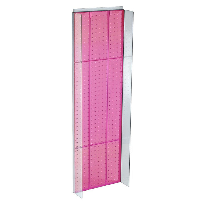 Azar® 44"(H) x 14"(W) Pegboard Powerwing Display, Pink