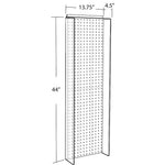 Azar 44" x 14" Pegboard Powerwing Display, Red (700350-RED)