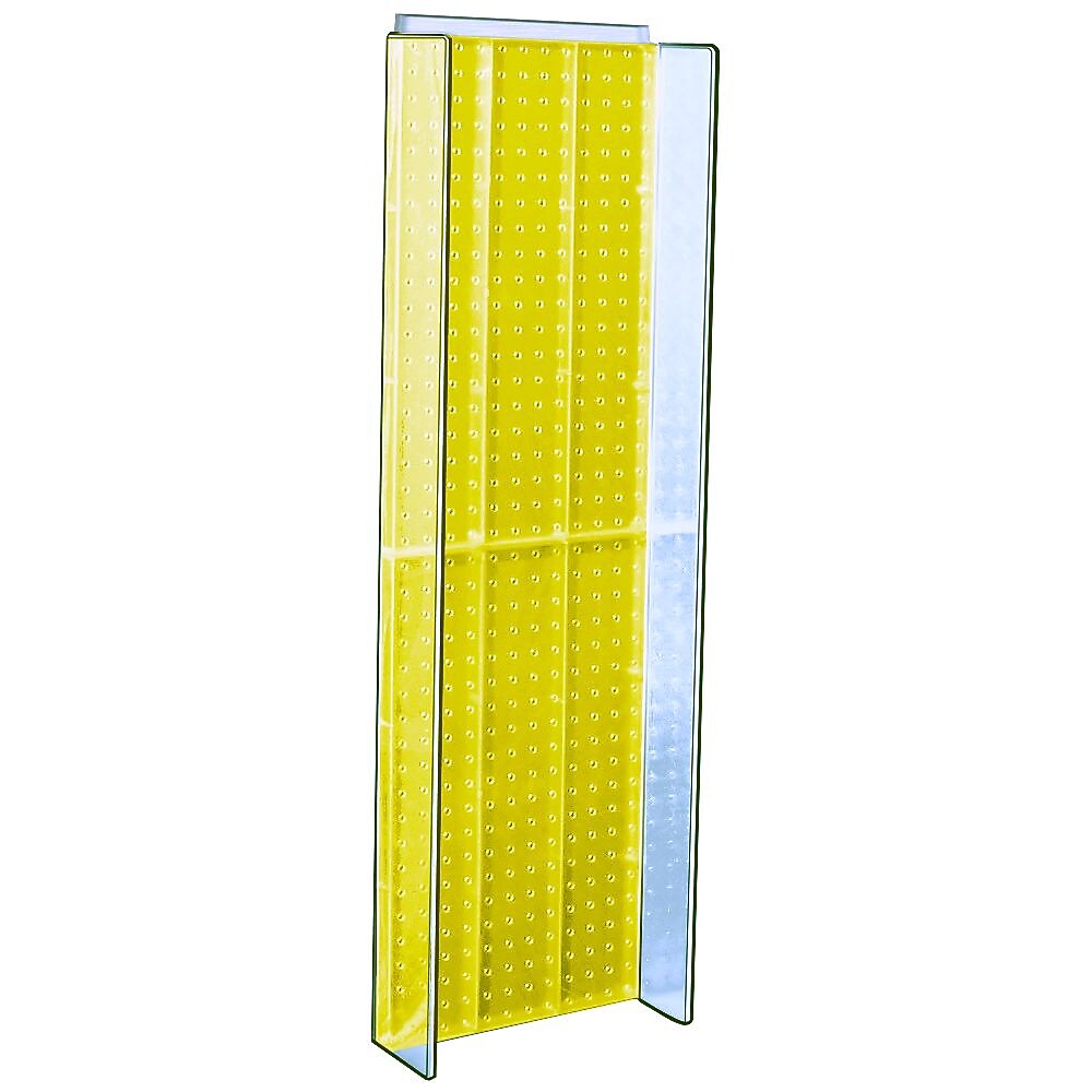 Azar 44" x 14" Pegboard Powerwing Display, Yellow (700350-YEL)
