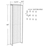 Azar 44" x 14" Pegboard Powerwing Display, Yellow (700350-YEL)