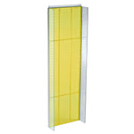 Azar 44" x 14" Pegboard Powerwing Display, Yellow (700350-YEL)
