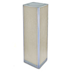 Azar® 60"(H) x 16"(W) 4-Sided Pegboard Spinner Floor Display, Almond