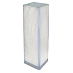 Azar® 60"(H) x 16"(W) 4-Sided Pegboard Spinner Floor Display, White