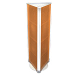 Azar® 60"(H) x 16"(W) 3-Sided Pegboard Floor Display, Orange