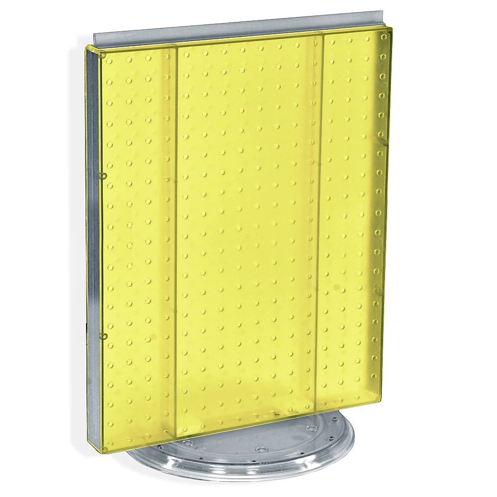 Azar 16"W Pegboard Counter Unit, Yellow (700500-YEL)