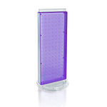 Azar 20"(H) x 8"(W) 2-Sided Revolving Pegboard Counter Unit, Purple