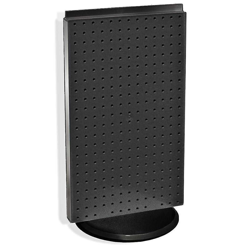 Azar 22"(H) x 13 1/2"(W) 2-Sided Pegboard Counter Unit, Black Solid