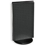 Azar 22"(H) x 13 1/2"(W) 2-Sided Pegboard Counter Unit, Black Solid