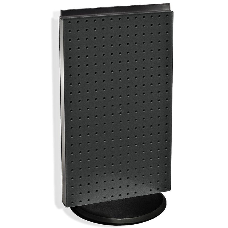 Azar 22"(H) x 13 1/2"(W) 2-Sided Pegboard Counter Unit, Black Solid