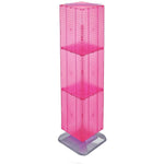 Azar 60" x 14" 4-Sided Interlocking Pegboard Display, Pink (701464-PNK)