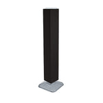 Azar 60" x 8" Interlocking Pegboard Floor Display, Black (703389-BLK)