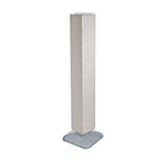 Azar® 60"(H) x 8"(W) x 8"(D) Interlocking Pegboard Floor Display, White