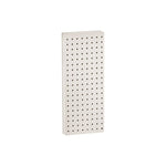 Azar® 20"(H) x 8"(W) Pegboard 1-Sided Wall Panel, Solid White, 2/Pack (770820-WHT-2PK)