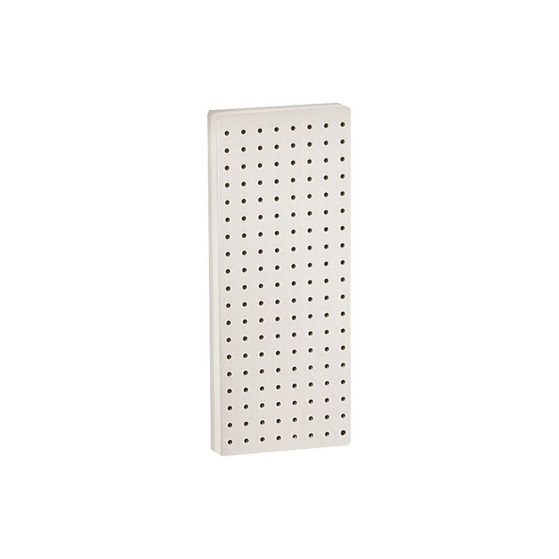 Azar® 20"(H) x 8"(W) Pegboard 1-Sided Wall Panel, Solid White, 2/Pack (770820-WHT-2PK)