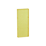 Azar® 20"(H) x 8"(W) Pegboard 1-Sided Wall Panel, Translucent Yellow, 2/Pack (770820-YEL-2PK)