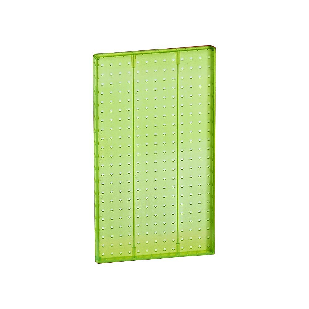 Azar 22" x 13 1/2" Pegboard 1-Sided Wall Panel, Translucent Green, 2/Pack (771322-GRE-2PK)