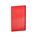Azar 22" x 13 1/2" Pegboard 1-Sided Wall Panel, Translucent Red, 2/Pack (771322-RED)