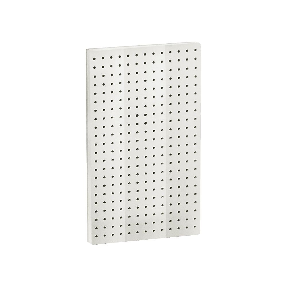 Azar® 22"(H) x 13 1/2"(W) Pegboard 1-Sided Wall Panel, Solid White, 2/Pack