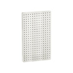 Azar® 22"(H) x 13 1/2"(W) Pegboard 1-Sided Wall Panel, Solid White, 2/Pack