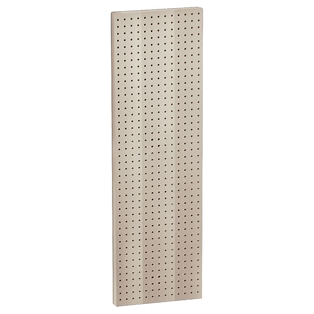 Azar® 44"(H) x 13 1/2"(W) Pegboard 1-Sided Wall Panel, Solid Almond, 2/Pack