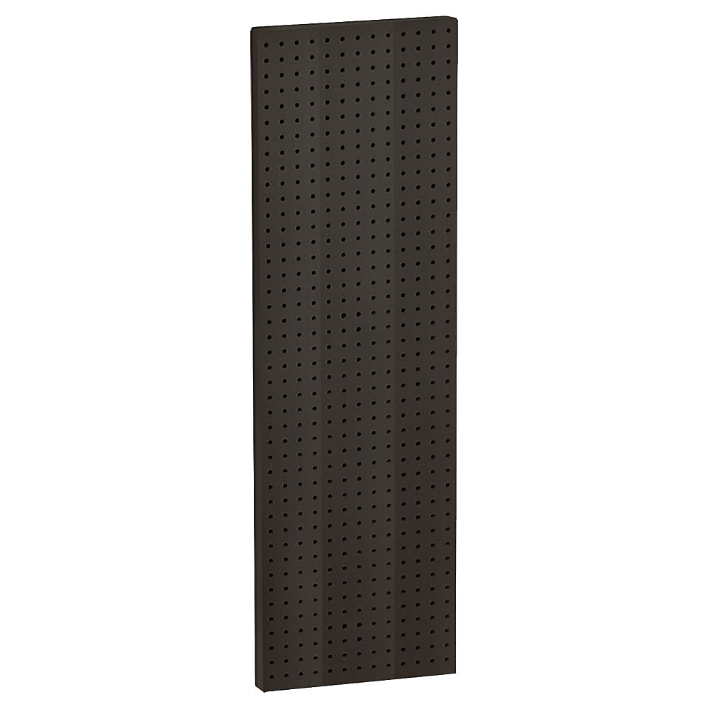 Azar® 44"(H) x 13 1/2"(W) Pegboard 1-Sided Wall Panel, Solid Black, 2/Pack