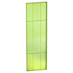 Azar® 44"(H) x 13 1/2"(W) Pegboard 1-Sided Wall Panel, Translucent Green, 2/Pack