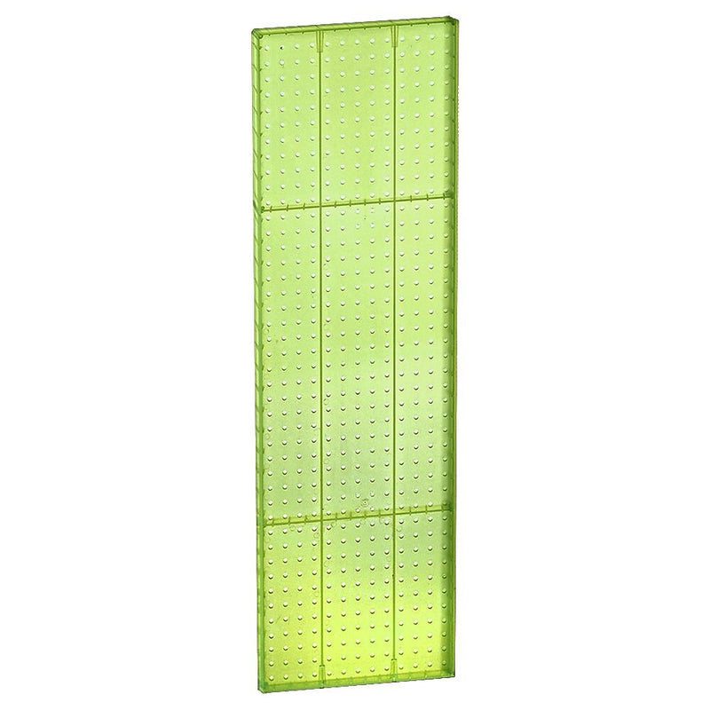 Azar® 44"(H) x 13 1/2"(W) Pegboard 1-Sided Wall Panel, Translucent Green, 2/Pack