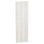 Azar Displays Pegboard Wall Panel Storage Solution, Size: 44"x 13.5", 2-Pack, White (771344-WHT-2PK)