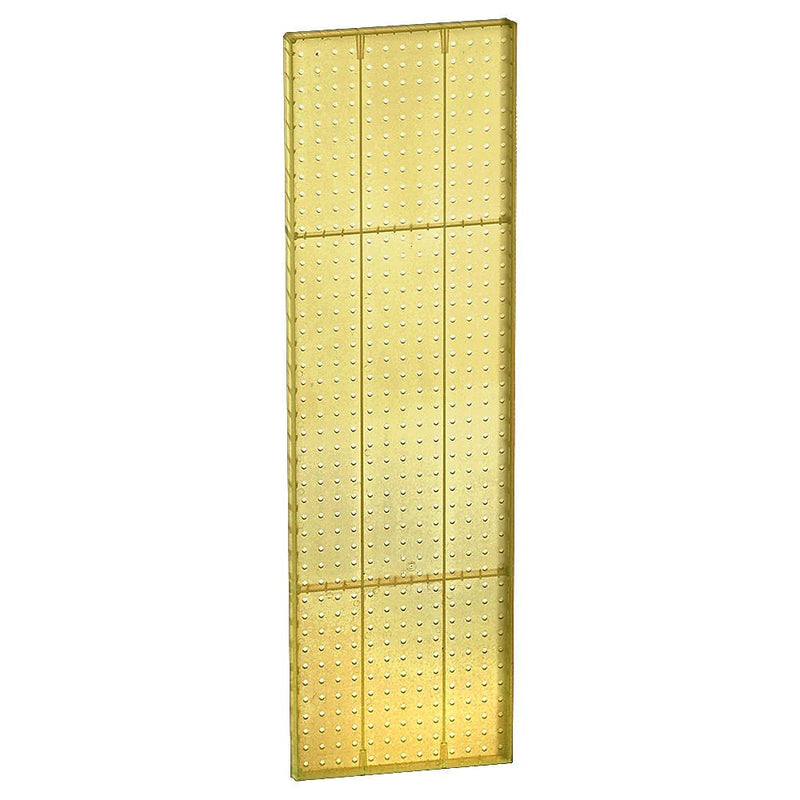 Azar 44" x 13 1/2" Pegboard 1-Sided Wall Panel, Translucent Yellow, 2/Pack (771344-YEL-2PK)