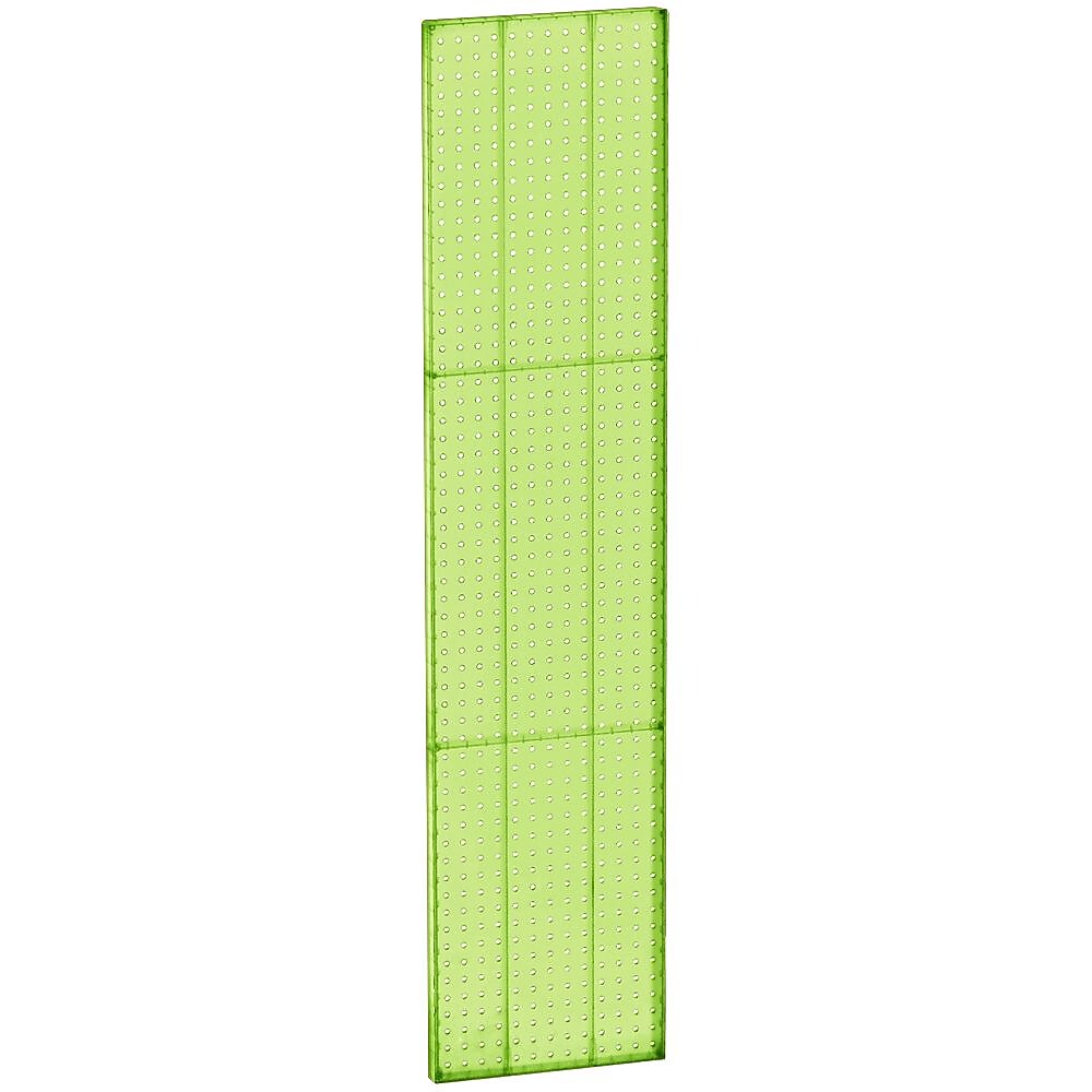 Azar 60" x 13 1/2" Pegboard 1-Sided Wall Panel, Translucent Green, 2/Pack (771360-GRE)
