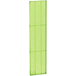 Azar 60" x 13 1/2" Pegboard 1-Sided Wall Panel, Translucent Green, 2/Pack (771360-GRE)