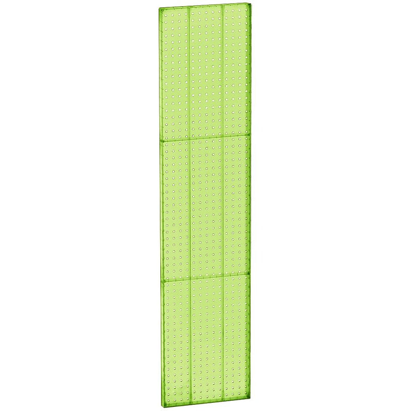 Azar 60" x 13 1/2" Pegboard 1-Sided Wall Panel, Translucent Green, 2/Pack (771360-GRE)