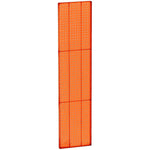 Azar 60" x 13 1/2" Pegboard 1-Sided Wall Panel, Translucent Orange, 2/Pack (771360-ORG)