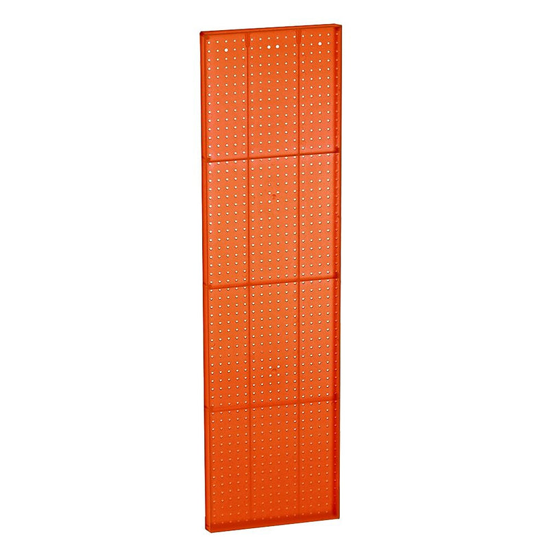 Azar® 60"(H) x 16"(W) Pegboard Wall Panel, Translucent Orange, 2/Pack
