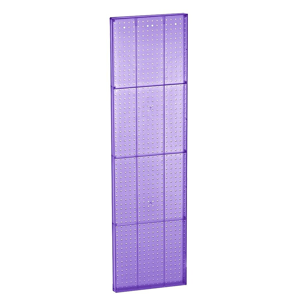 Azar® 60"(H) x 16"(W) Pegboard Wall Panel, Translucent Purple, 2/Pack