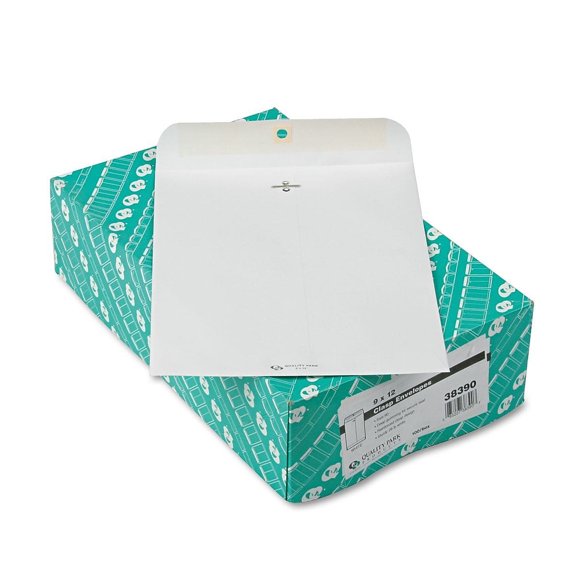 Quality Park Clasp Catalog Envelope, 9" x 12", White, 100/Box (38390)
