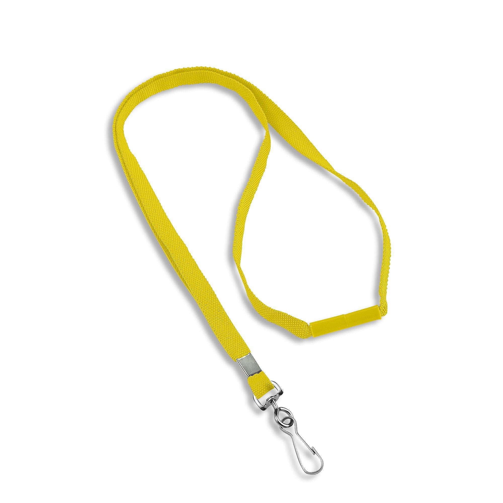 IDville Lanyards, Yellow, 25/Pack (1343500YLH31)
