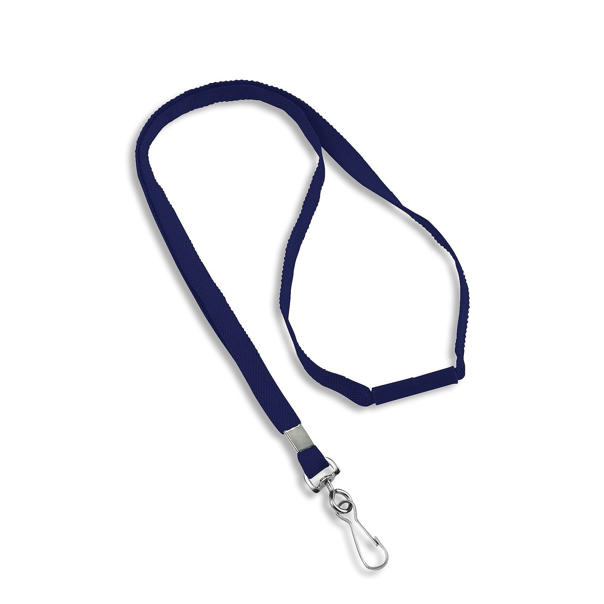 IDville Lanyards, Navy, 25/Pack (1343500BLH31)
