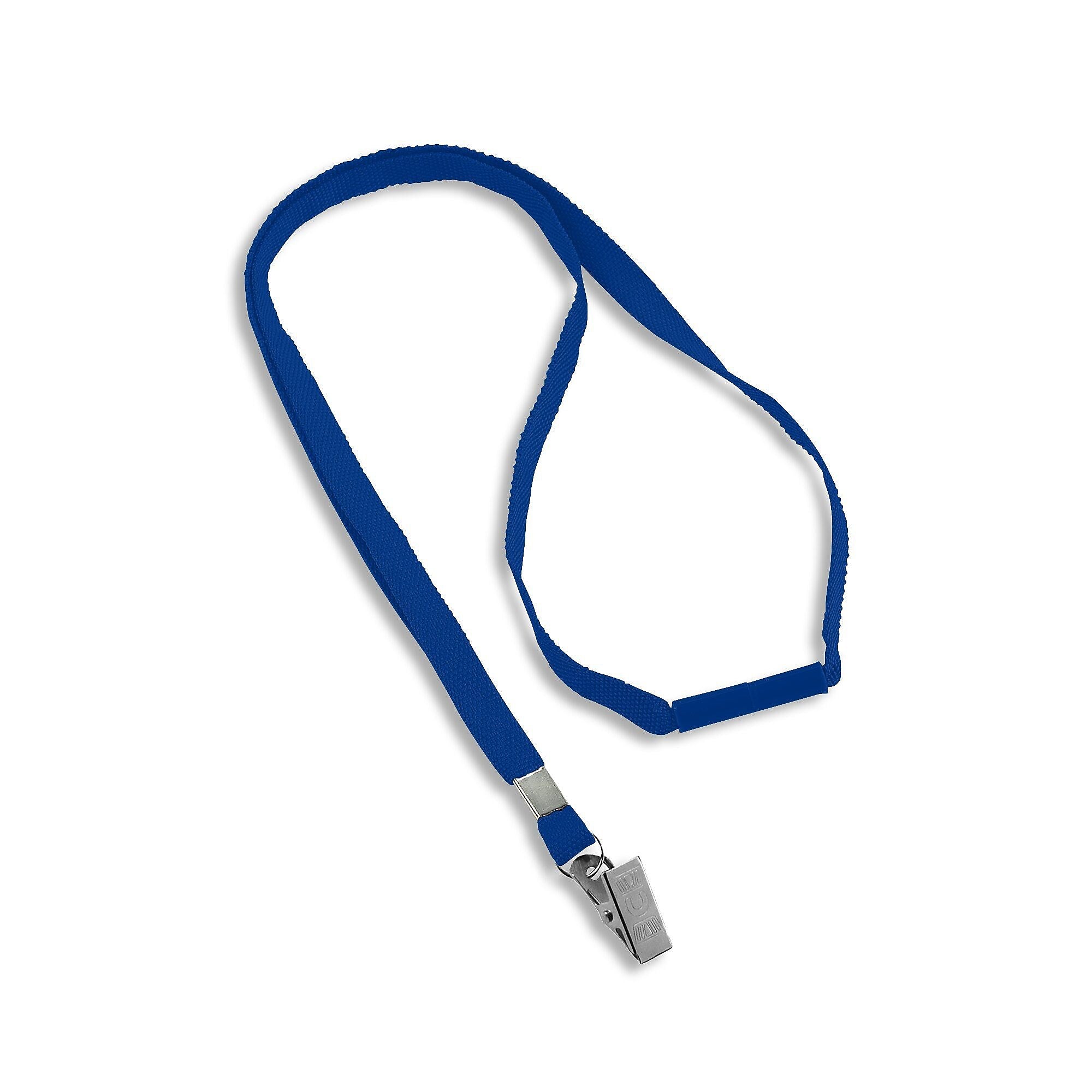 IDville Lanyard with Badge Attachment, Royal Blue, 25/Pack (1343500RBC31)